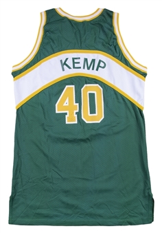 1994-95 Shawn Kemp Game Used Seattle SuperSonics Road Jersey (MEARS A10)